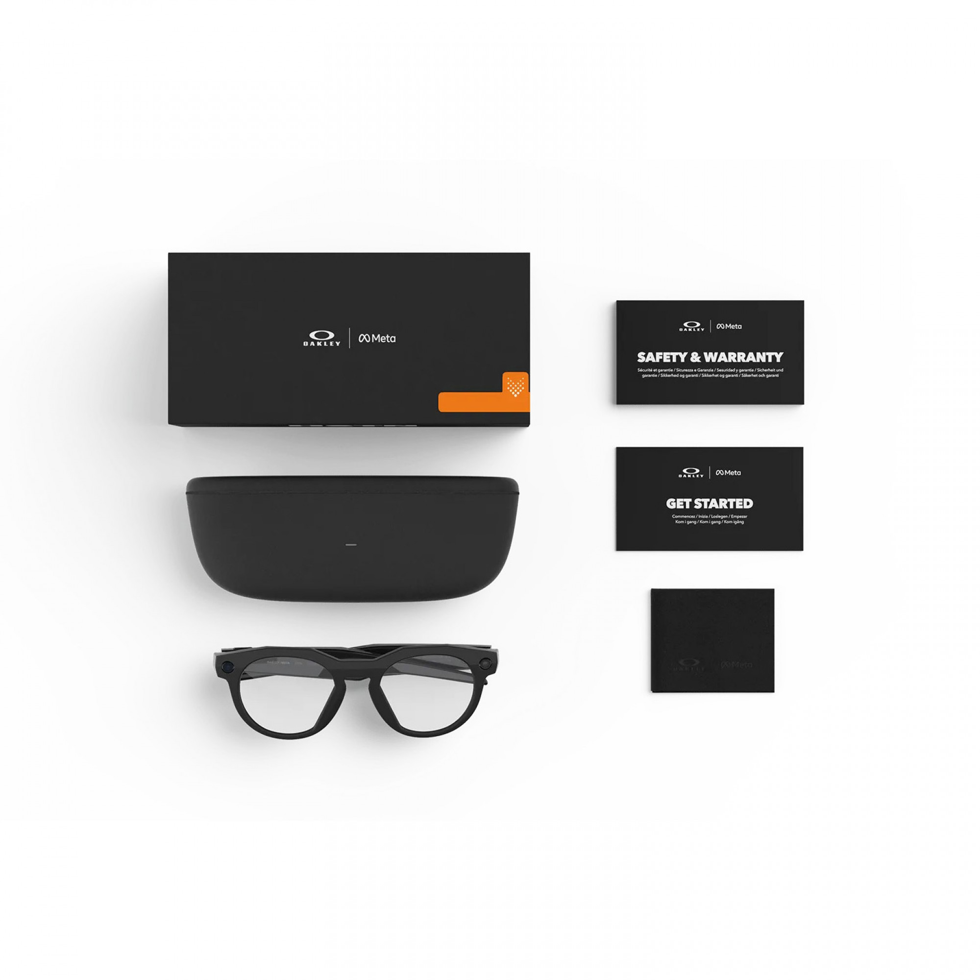 Смарт-очки Oakley Meta HSTN Black Lens color: Clear